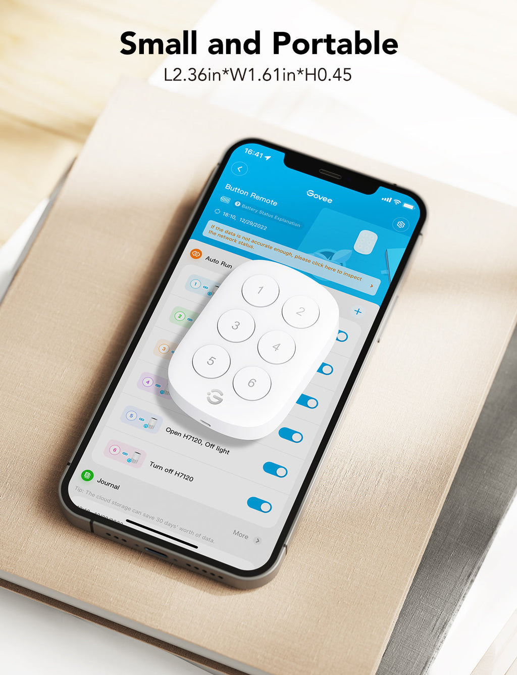 GoveeLife Wireless Mini Smart 6 Button Sensor, Group Control Devices