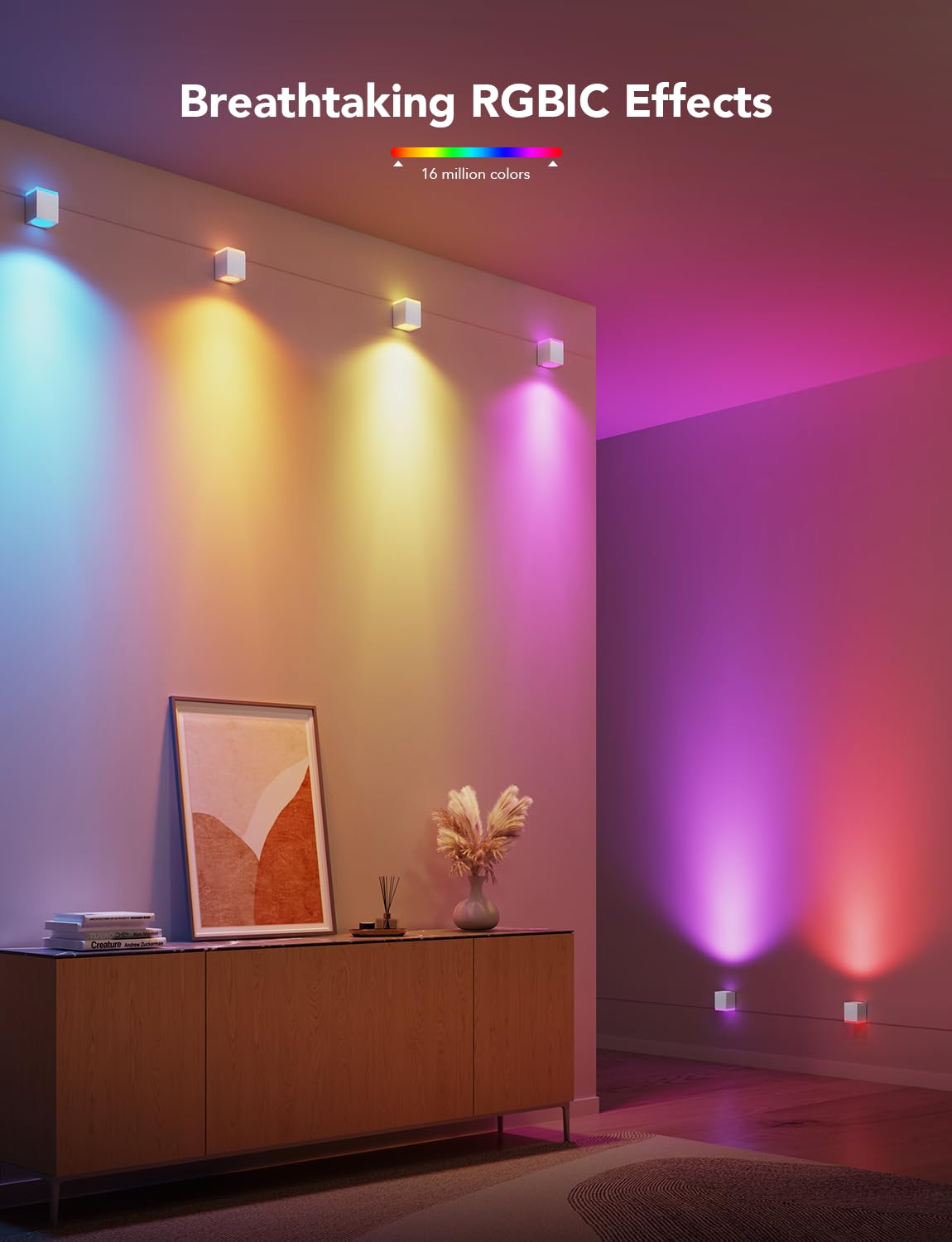 Govee RGBIC Cube Wall Sconces